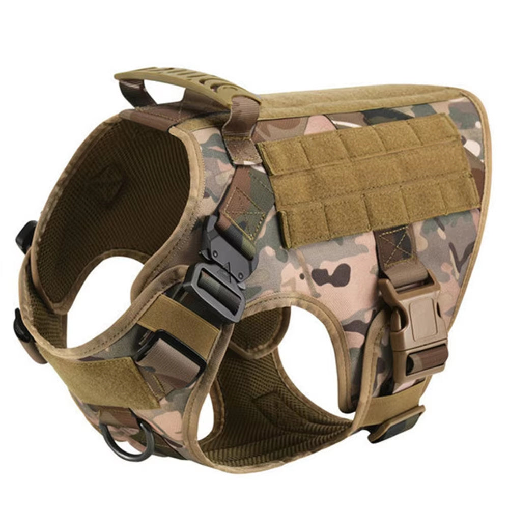 Luxury Camouflage Dog Harness & Leash Set