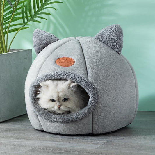 Winter Warm Cozy Cat Bed My Store