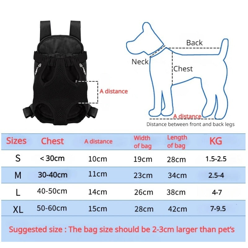 Breathable Cat Carrier Backpack – Adjustable Front Pet Bag for Hiking, Camping & Travel