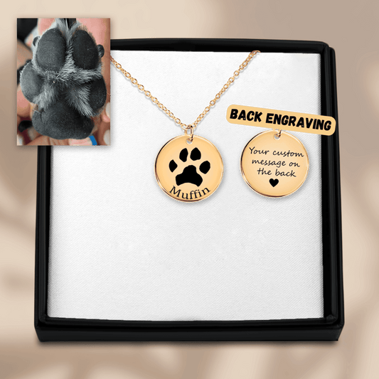 Paw Print Necklace - Klolan