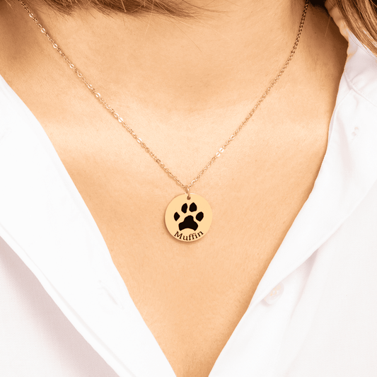 Paw Print Necklace - Klolan