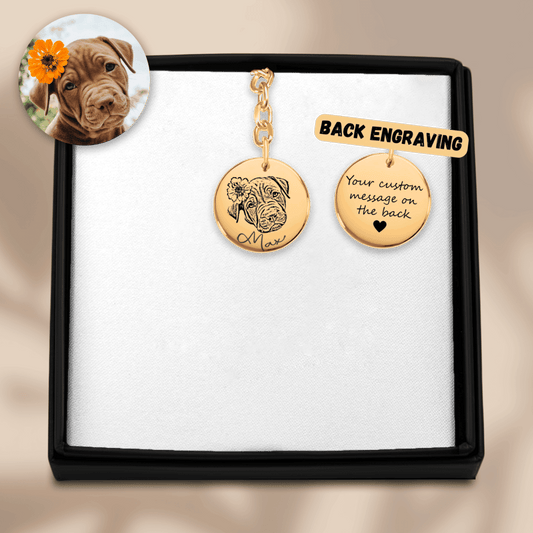 Pet Portrait Keychain - Klolan