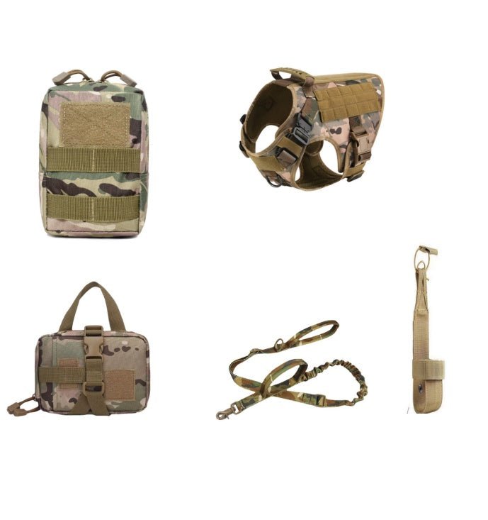 Tactical Dog Harness Pet K9 Training Vest All Breeds Dogs - Klolan