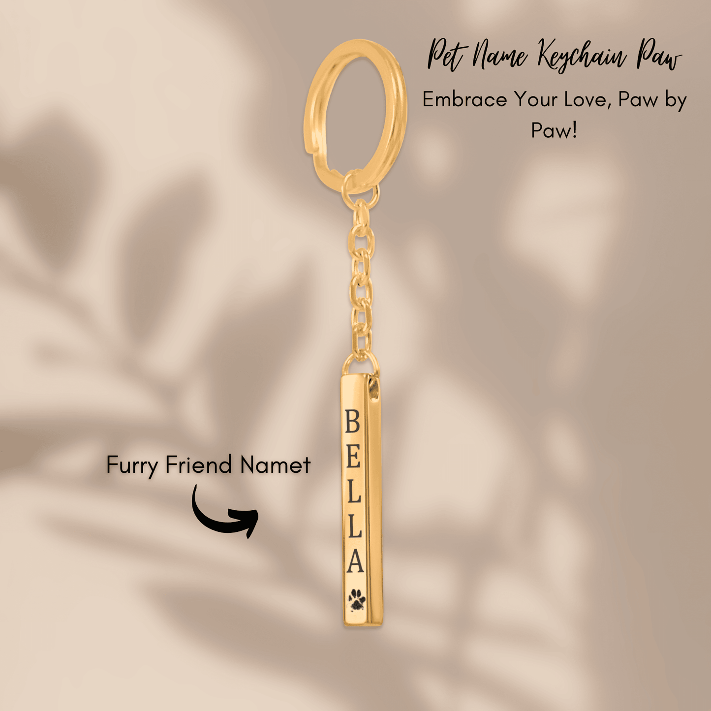 Pet Name Keychain OwnPrint