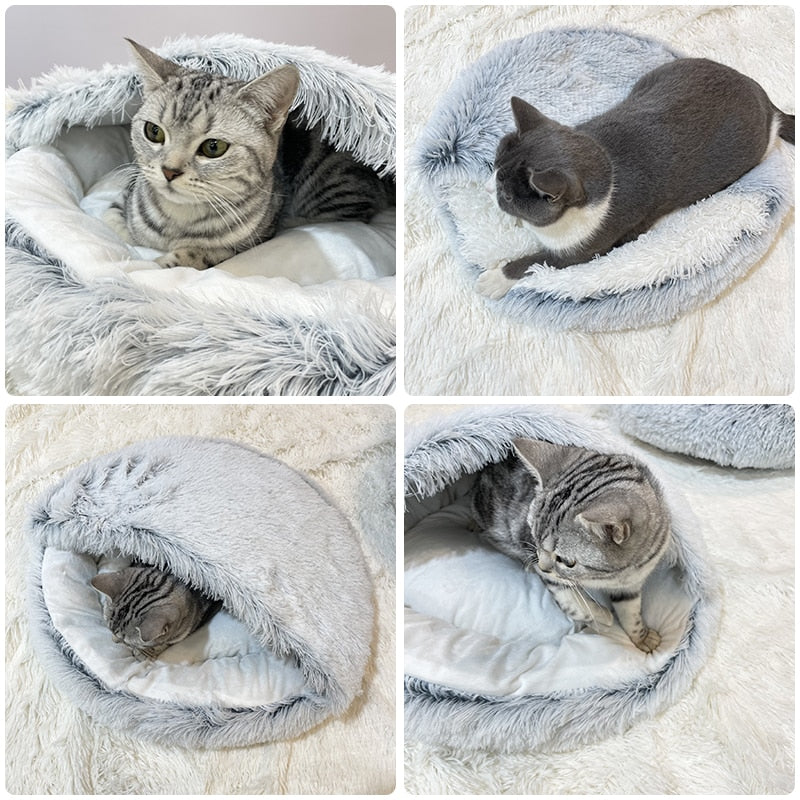 Plush Pet Cat Bed My Store