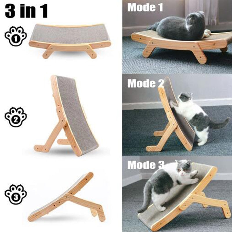 Wooden Cat Scratch Bed My Store