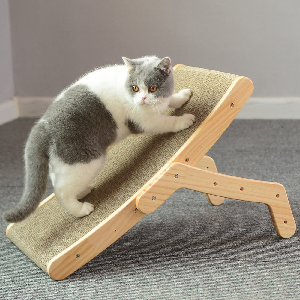 Wooden Cat Scratch Bed My Store