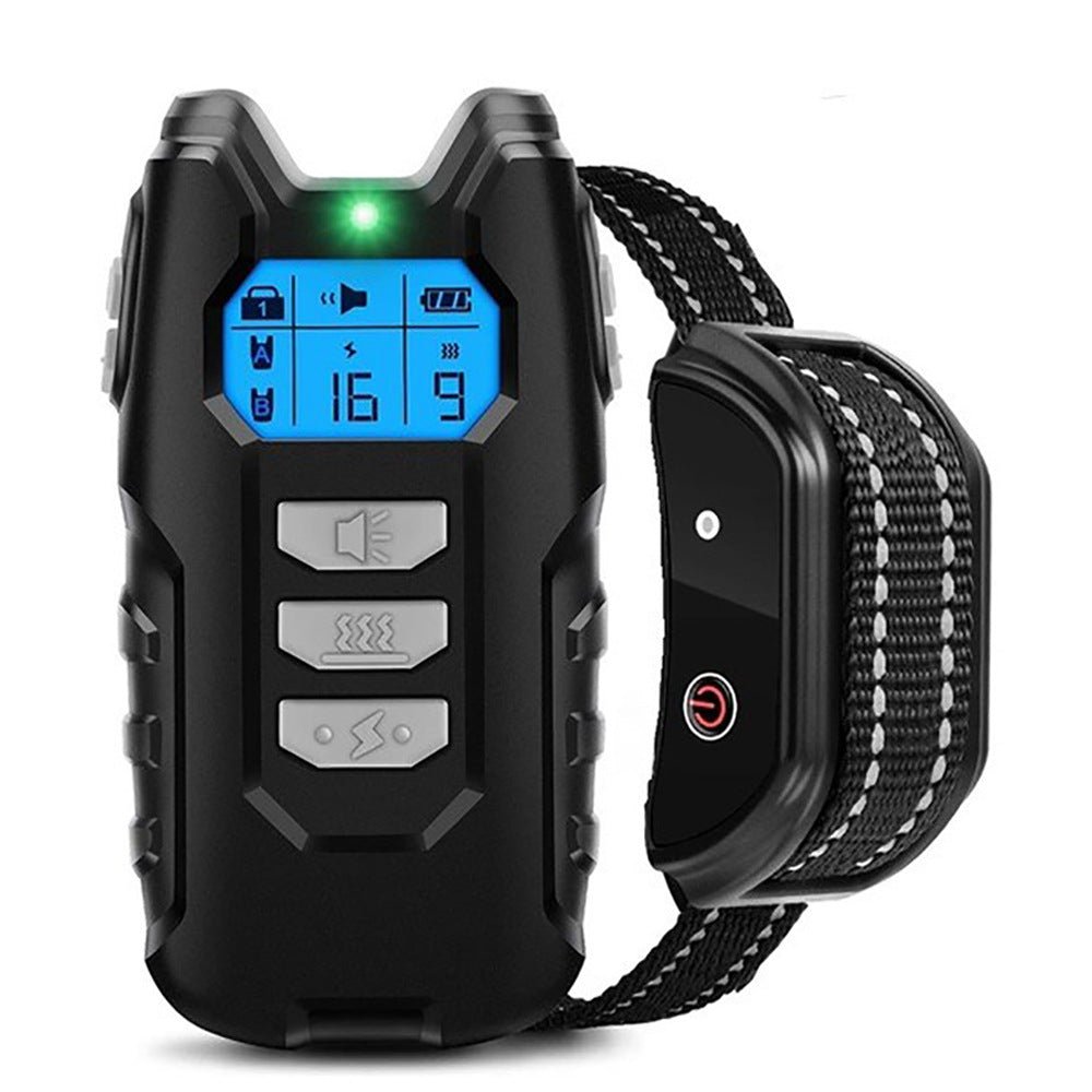 Adjustable Dog Bark Control Training Collar – Remote, Vibration & Shock - Klolan