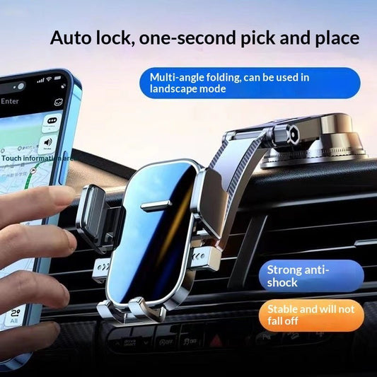 Car - mounted Adhesive Auto - lock Suction Cup Phone Holder - Klolan