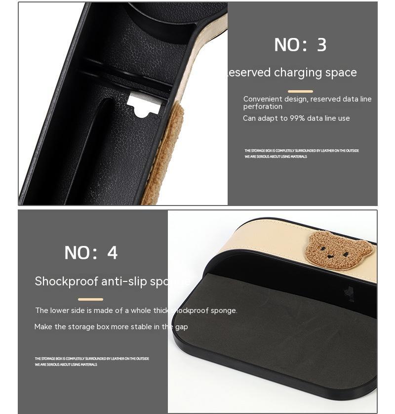 Car Seat Gap Storage Box Cartoon - Klolan