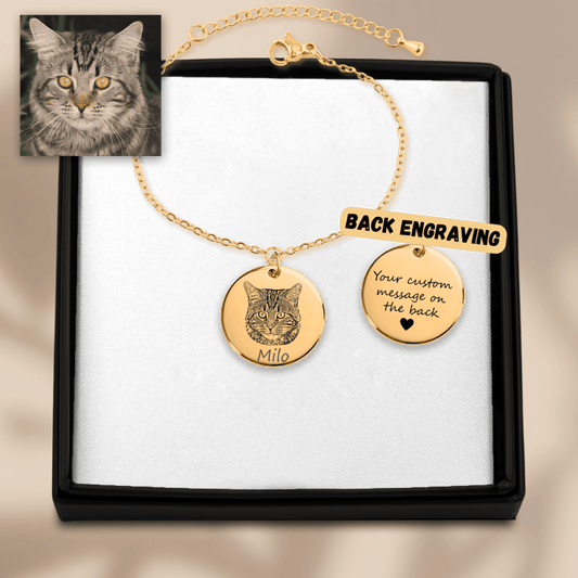 Cat Portrait Bracelet - Klolan