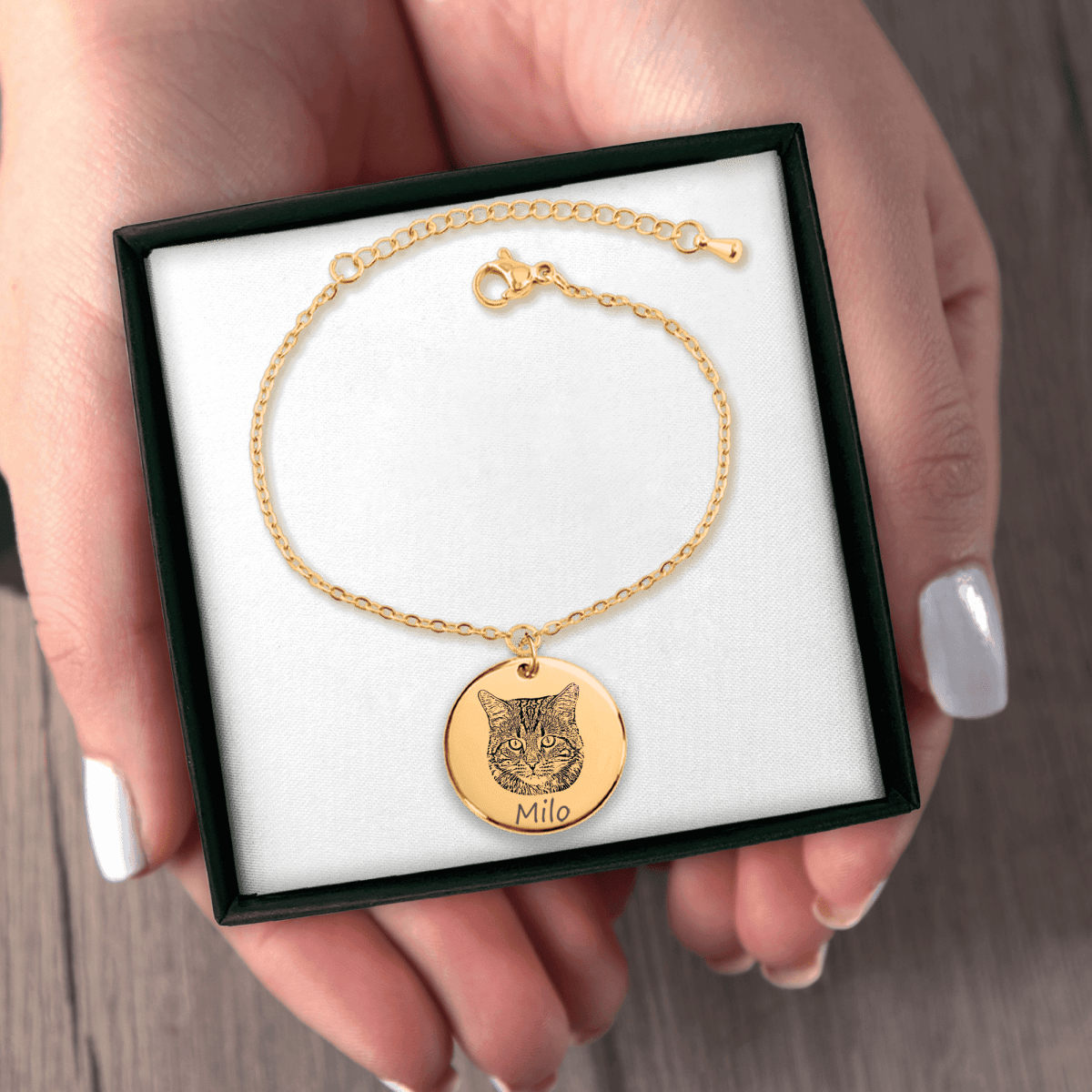 Cat Portrait Bracelet - Klolan