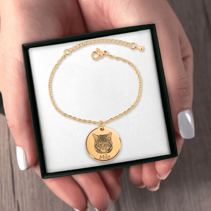 Cat Portrait Bracelet - Klolan