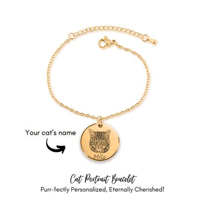 Cat Portrait Bracelet - Klolan