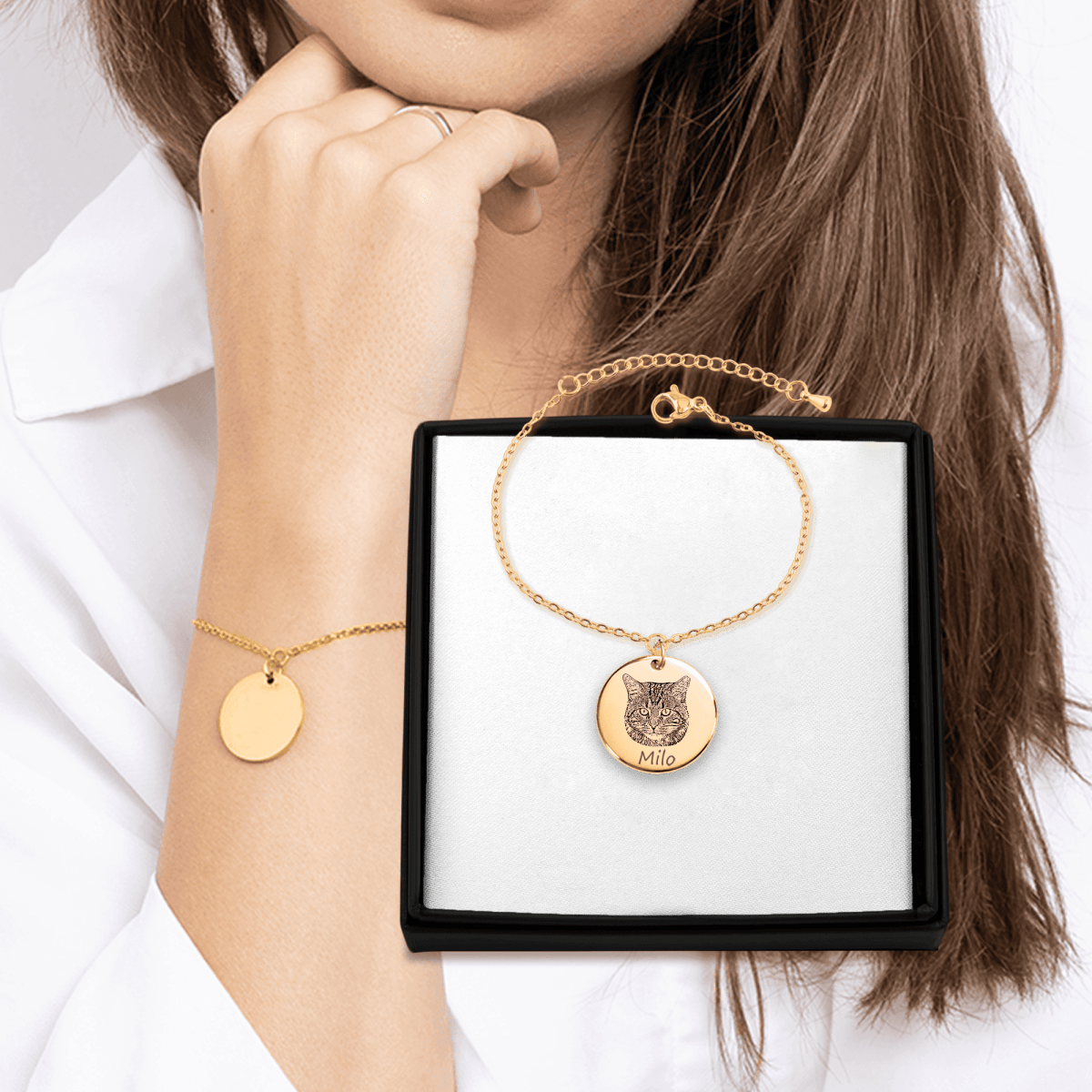Cat Portrait Bracelet - Klolan