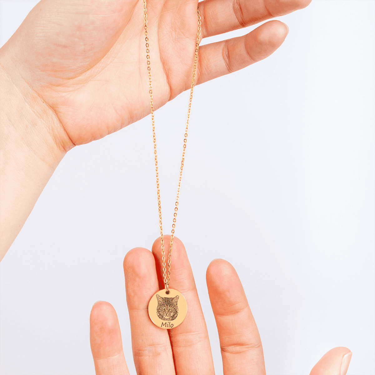 Cat Portrait Necklace - Klolan