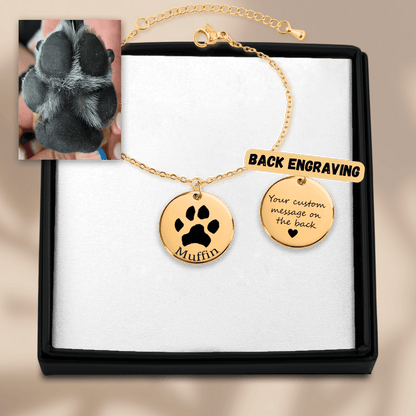 Custom Pawprint Bracelet OwnPrint