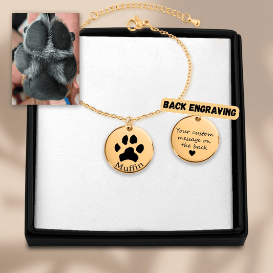 Custom Pawprint Bracelet OwnPrint