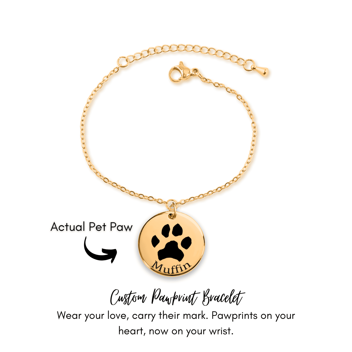 Custom Pawprint Bracelet OwnPrint