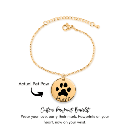 Custom Pawprint Bracelet OwnPrint