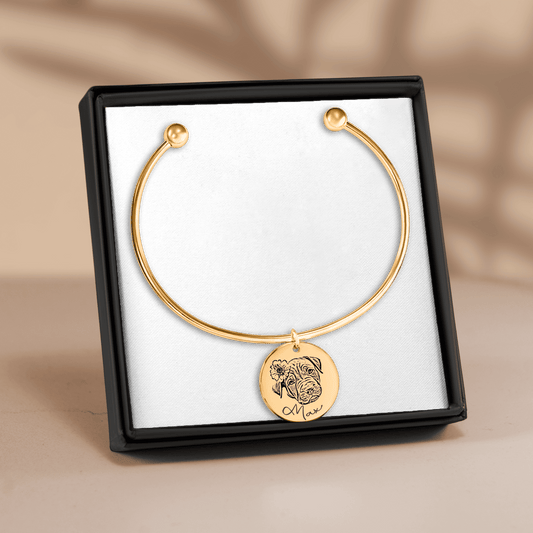 Pet Portrait Bangle OwnPrint