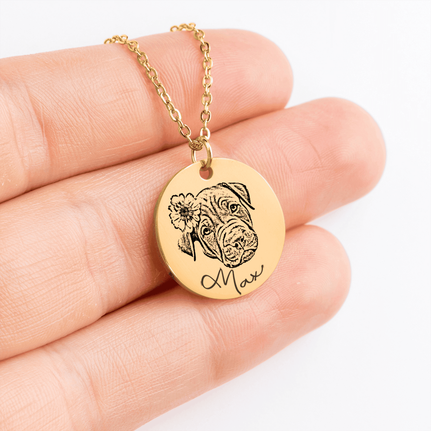 Dog Portrait Necklace OwnPrint