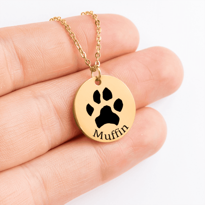 Paw Print Necklace OwnPrint