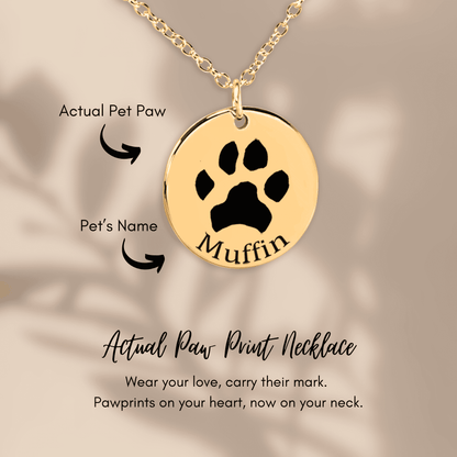 Paw Print Necklace OwnPrint