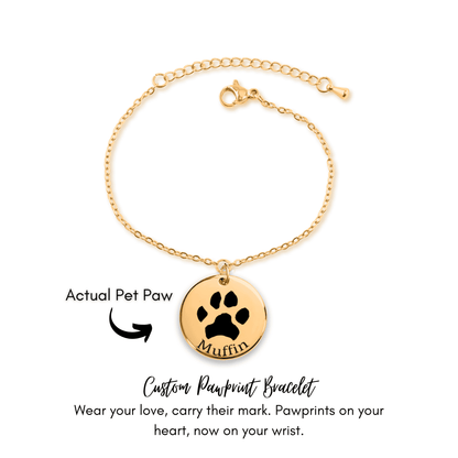 Custom Pawprint Bracelet - Klolan