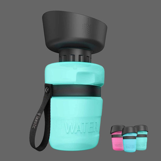 Foldable Cap Outdoor Dog Water Bottle - Klolan