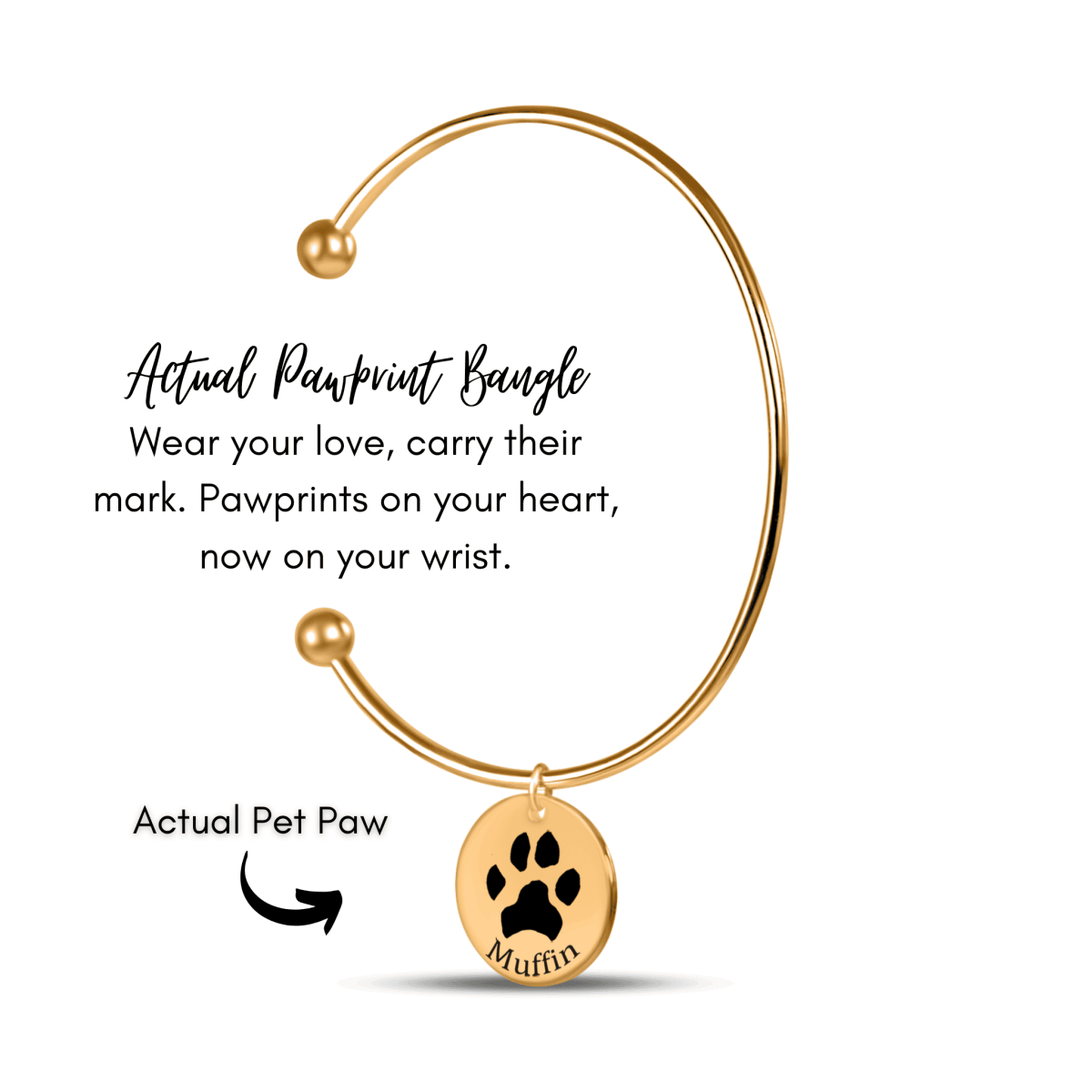 Pawprint Bangle - Klolan