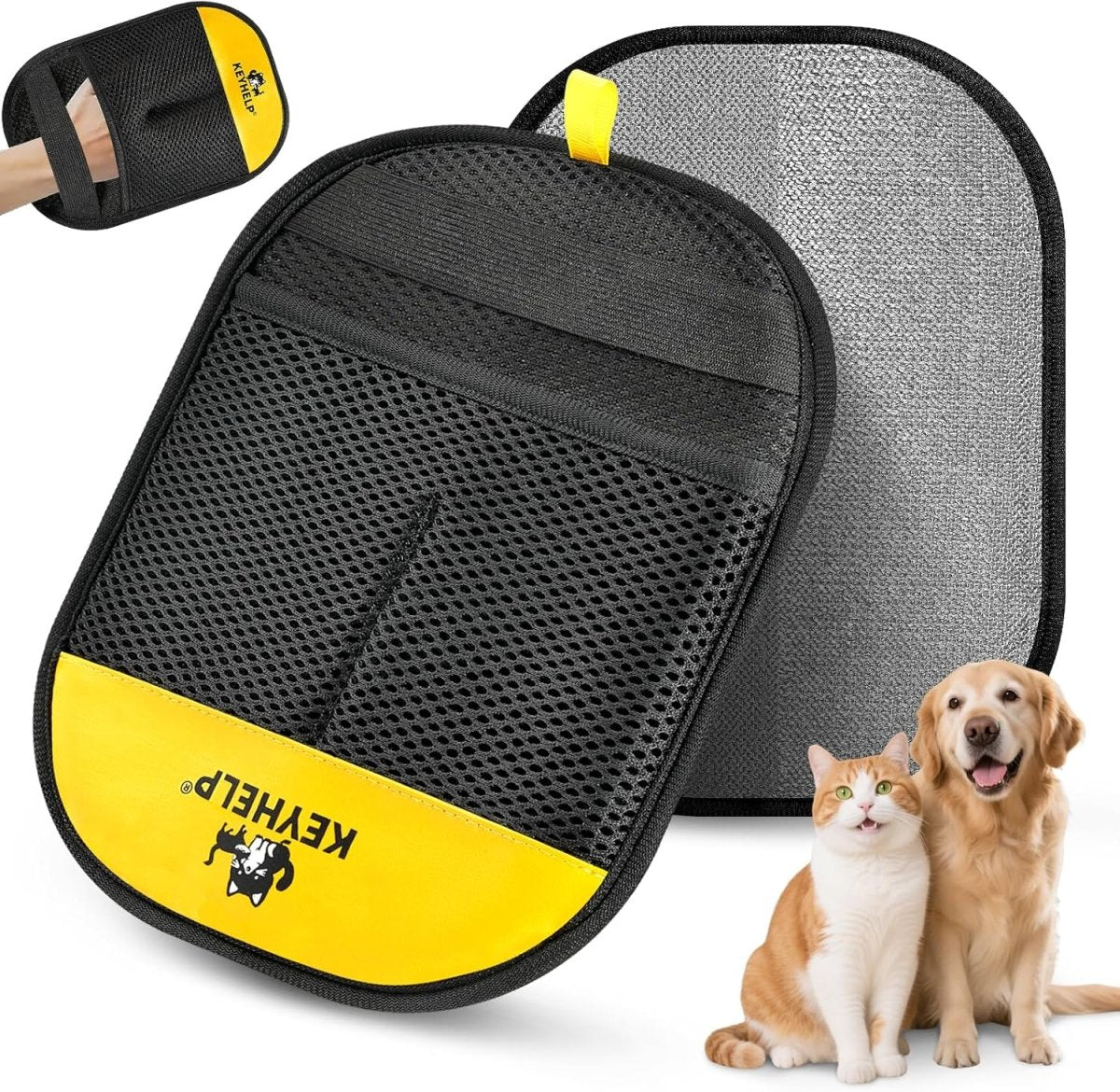 Pet Hair Removal Glove for Dogs & Cats - Klolan