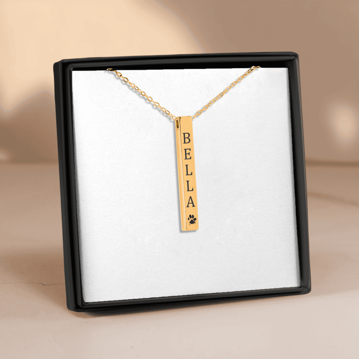 Pet Name & Paw Necklace - Klolan