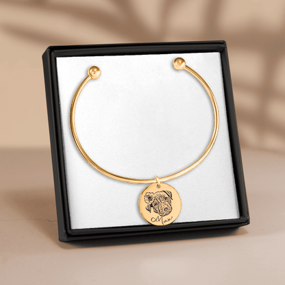 Pet Portrait Bangle - Klolan