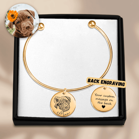 Pet Portrait Bangle - Klolan