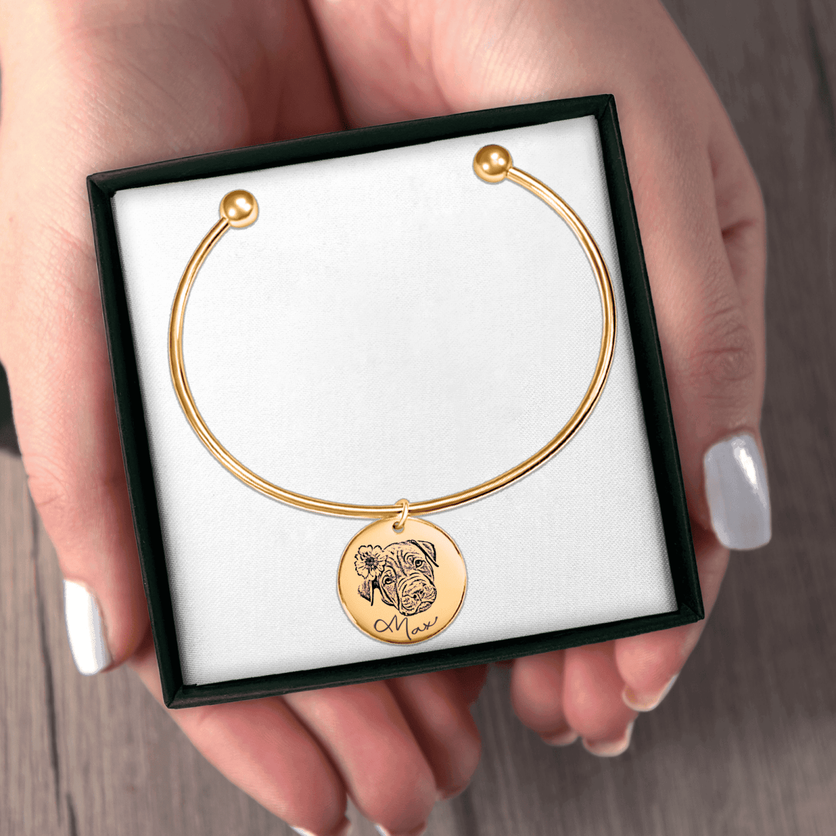 Pet Portrait Bangle - Klolan