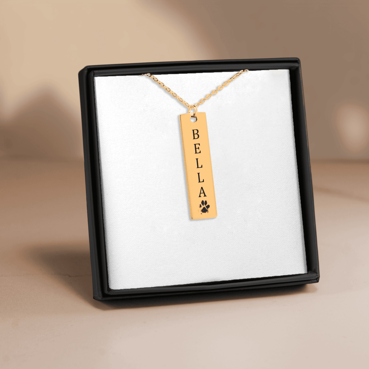 Pet's Name & Paw Print Necklace - Klolan