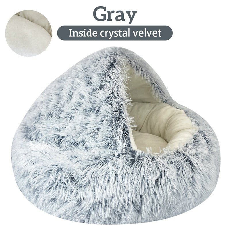 Plush Pet Cat Bed - Klolan