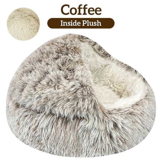 Plush Pet Cat Bed - Klolan