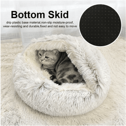 Plush Pet Cat Bed - Klolan