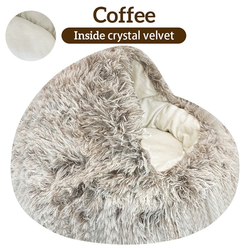 Plush Pet Cat Bed - Klolan