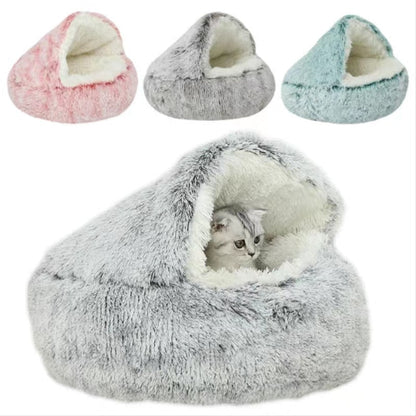 Plush Pet Cat Bed - Klolan