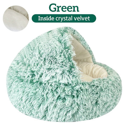Plush Pet Cat Bed - Klolan