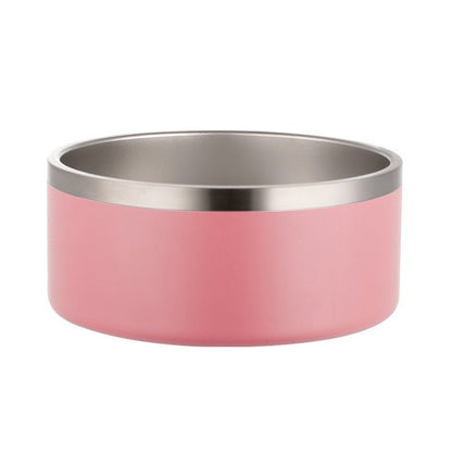 Stainless Steel Dog Bowl Inside And Outside 304 With Silica Gel Pad - Klolan