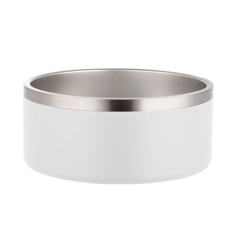 Stainless Steel Dog Bowl Inside And Outside 304 With Silica Gel Pad - Klolan