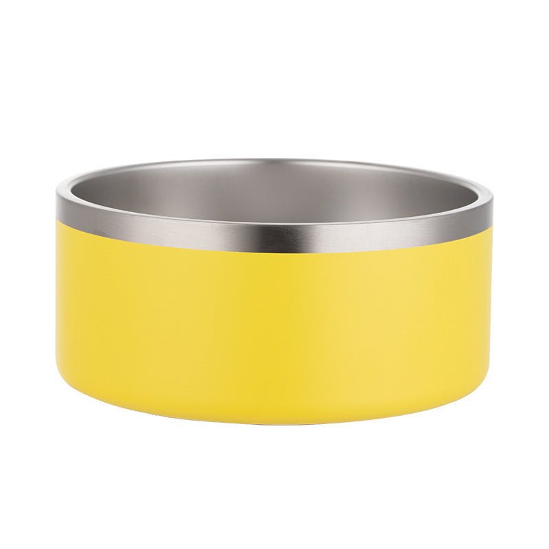 Stainless Steel Dog Bowl Inside And Outside 304 With Silica Gel Pad - Klolan