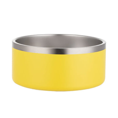 Stainless Steel Dog Bowl Inside And Outside 304 With Silica Gel Pad - Klolan