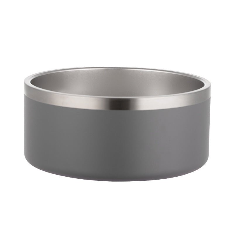 Stainless Steel Dog Bowl Inside And Outside 304 With Silica Gel Pad - Klolan
