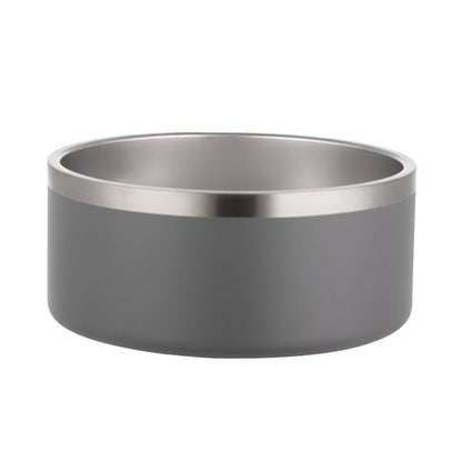 Stainless Steel Dog Bowl Inside And Outside 304 With Silica Gel Pad - Klolan