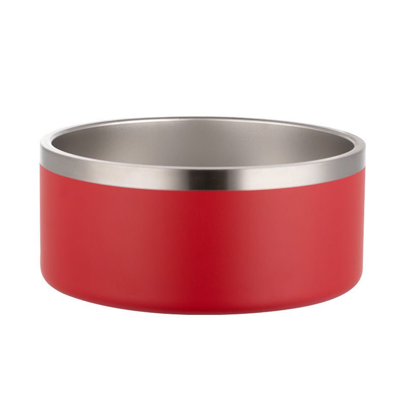 Stainless Steel Dog Bowl Inside And Outside 304 With Silica Gel Pad - Klolan